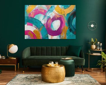 Colourful circles by Poster Art Shop