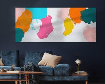 Kleurrijke vlekken van Poster Art Shop