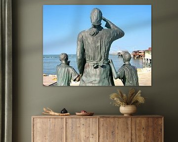 Sculptures by the sea Cesenatico Italy von Isabelle Val