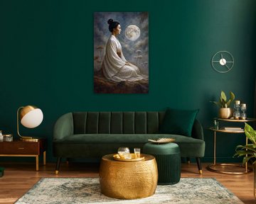 Japandi - In het Moment van de Maan van GᎥรєlค Art Ŧ๏г Y๏ย