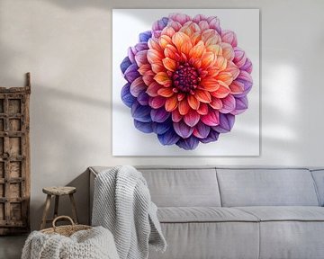 Dahlia Dreamscape by Chromatic Fusion Studio