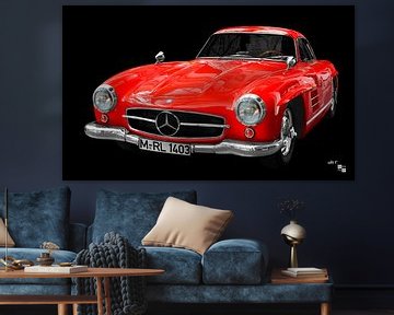 Mercedes Benz 300 SL Gullwing (W 198) van aRi F. Huber