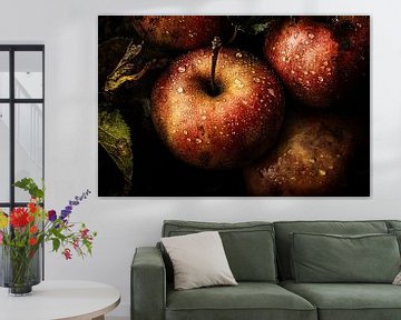 Verse appels met dauwdruppels van Imperial Art House
