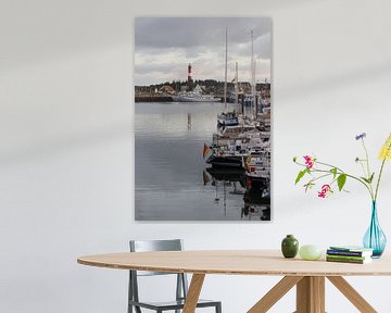 Hafen von Hörnum mit Leuchtturm auf Sylt