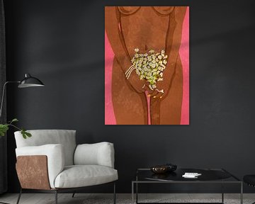 Bloemen dragen van Raissa Oltmanns