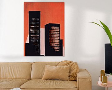 Rotterdam at Dusk van Franka Poulain