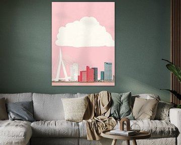 Cloud Over Rotterdam van Franka Poulain