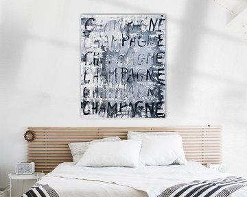 Champagner schwarz von Atelier Paint-Ing