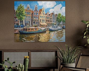 Amsterdam by Abstract Painting