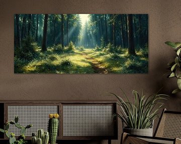 Margaré Landscape | Forest Whispers by Abstract Painting