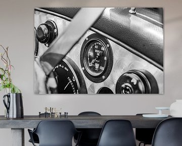 Vintage Bentley Racewagen interieur van Sjoerd van der Wal Fotografie