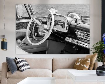 Amerikaans auto-interieur uit de jaren 1950