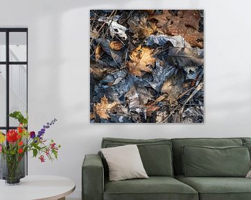 Bladeren de winter overleefd van Eugene Winthagen