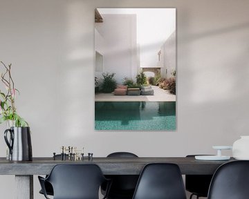 Chilling by the pool | travel photography print | Koufonisia Cyclades Greece