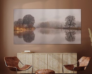 Rustige ochtend aan de Vecht van Marloes ten Brinke
