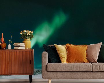 Northern lights | travel photography print | Inari Lapland Finland by Kimberley Jekel