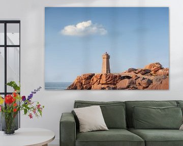 Phare Mean Ruz lighthouse in Ploumanac’h, France by Claire van Dun