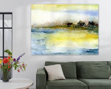 impressionistic landscape by Claudia Gründler