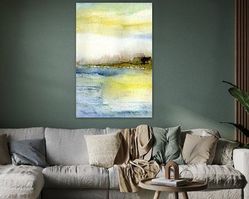 Impressionistic landscape high by Claudia Gründler