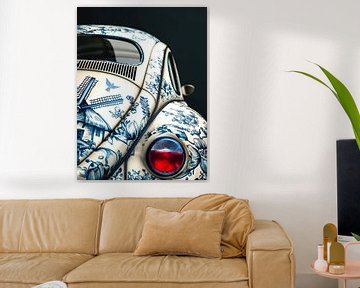 detail van achterkant en achterlicht van een vw kever van Margriet Hulsker