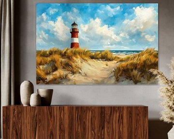 Vuurtoren in de duinen van ARTemberaubend