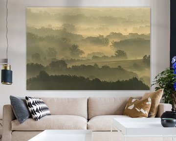 Misty fields by Harald Harms