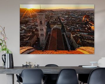 Florence gekust door de zon 2 van Martijn Jebbink Fotografie