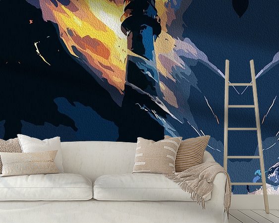 Example of the artwork in a room