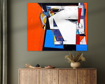 Abstract Kunstwerk met Oor van ARTEO Schilderijen