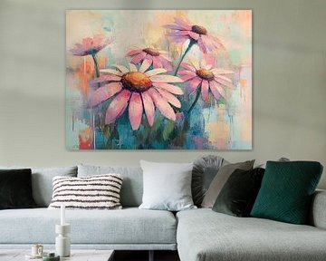 Merry Flower Field by Wonderful Art