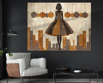 Urban silhouette | Urban Elegance by Wonderful Art