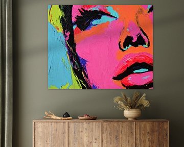 Face | Vibrant Mystery Portrait by Wonderful Art