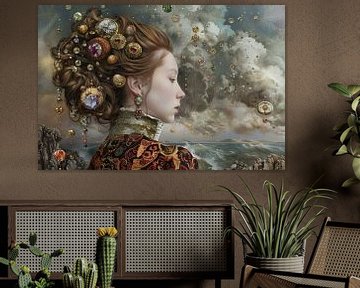 Floating Gems of Mystique by Abstract Painting