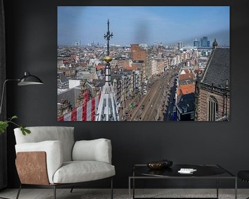 Het dak van de stad Amsterdam van Peter Bartelings