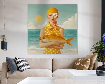 Beach vibes III van Mirjam Duizendstra