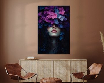 Portrait d'hortensia n°2