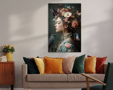 Digitaal Portret, Tussen Flora en Fauna no.1 van Studio BB