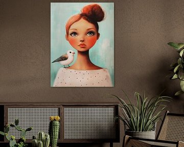 Das Mädchen und der Vogel von Studio Allee