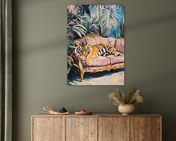 The tiger sleeps by Niklas Maximilian