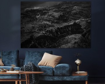 Shadow Landscape I - Deep Contours of the Earth by Feodor Bobkin