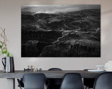 Shadow landscape II - Play of light over the mountains by Feodor Bobkin