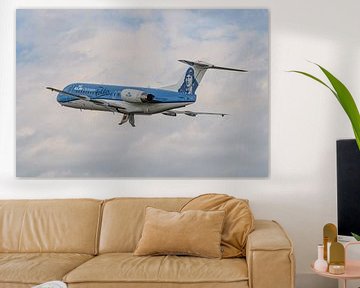 Special livery KLM Cityhopper Fokker 70. van Jaap van den Berg