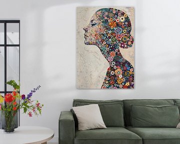 Blumen Frau von ARTEO Gemälde