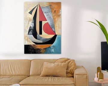 Abstract Geometrisch | Harmony in Shapes van De Mooiste Kunst