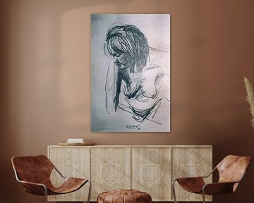 model drawing-32_1996 van Hans Zantman