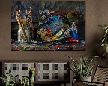 Gerief van een kunstschilder van jacky weckx