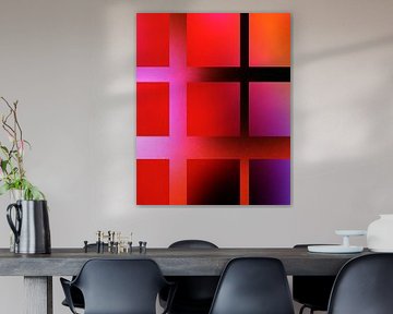 Abstrakter Farbverlauf mit geometrischen Formen von Studio Bold