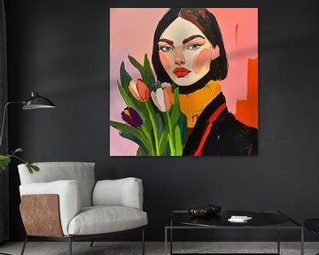 Gouache Tulips