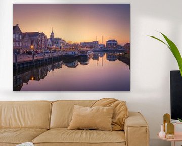 Willemstad bei Nacht, Willemstad, Noord-Brabant, Niederlande von Bas Meelker