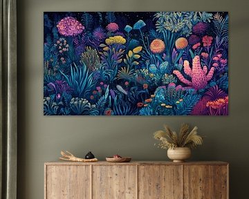 Purple Flower Dream: Minimalist Mysticism